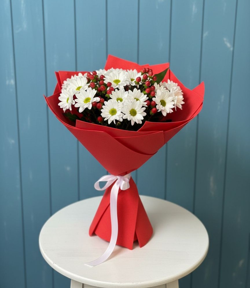 Букет цветов из: Хризантемы в Электростали