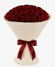 Букет 101 Бордовая роза Блэк Бакарра #REPLACE_PRED# Электростали