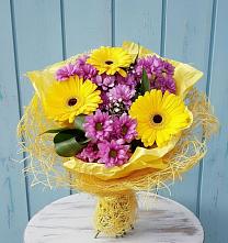 Букет цветов из:  Хризантемы и Герберы в Электростали