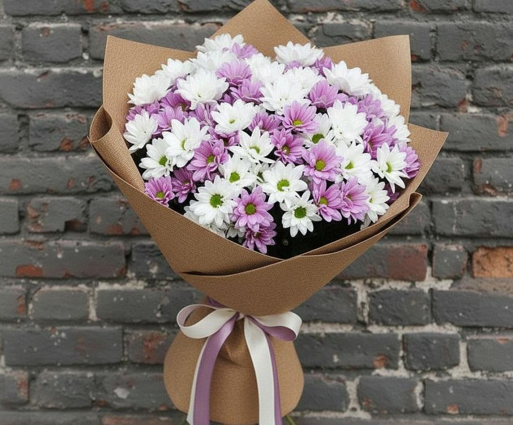Букет цветов из: Хризантемы в Электростали