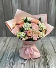 Букет цветов из:  Гвоздики, Розы и Хризантемы #REPLACE_PRED# Электростали