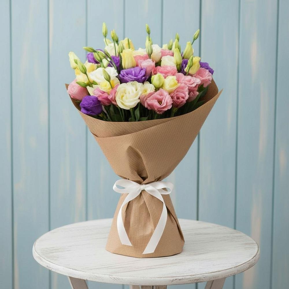 Букет цветов из: Лизиантусы в Электростали