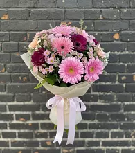 Букет цветов из:  Герберы и Хризантемы в Электростали