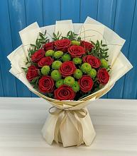 Букет цветов из:  Розы и Хризантемы в Электростали