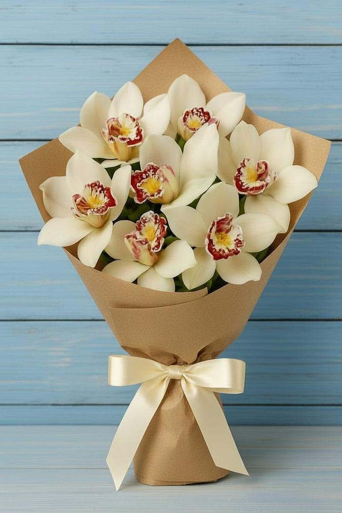 Букет цветов из: Орхидеи и Розы в Электростали