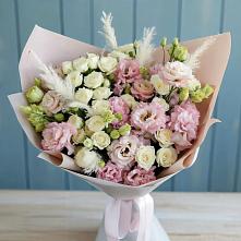 Букет цветов из:  Альстромерии и Розы в Электростали