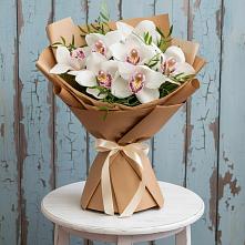 Букет цветов из:  Орхидеи и Розы в Электростали